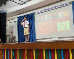 Inter House English Elocution Competition VI to VIII